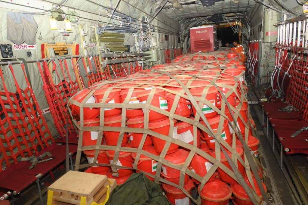 India has helping to Nepal