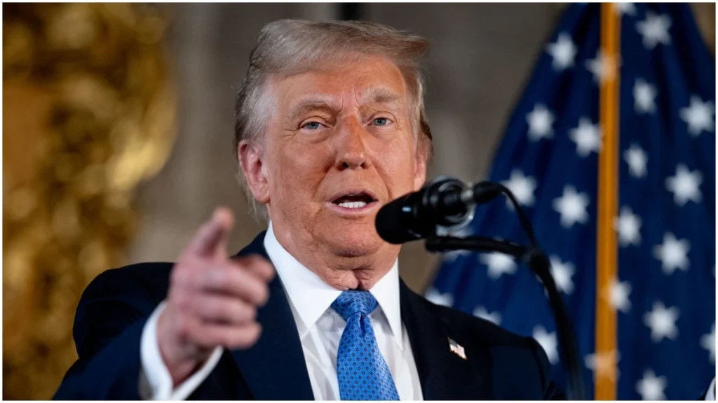 Trump issued a warning