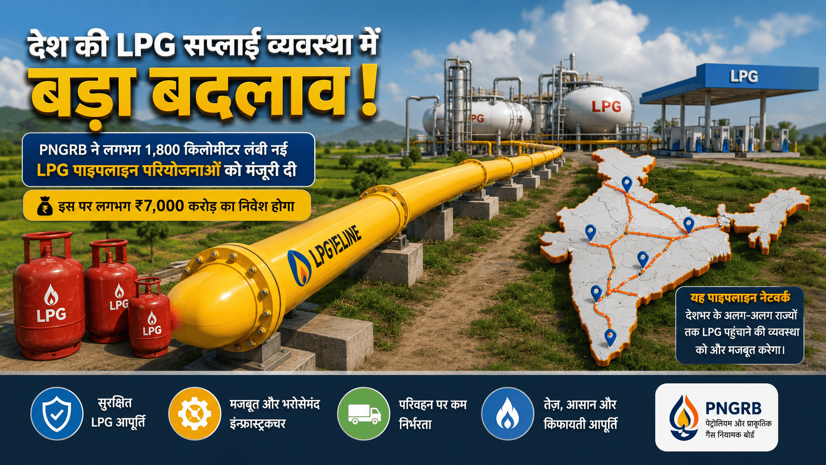 major shift in country LPG supply