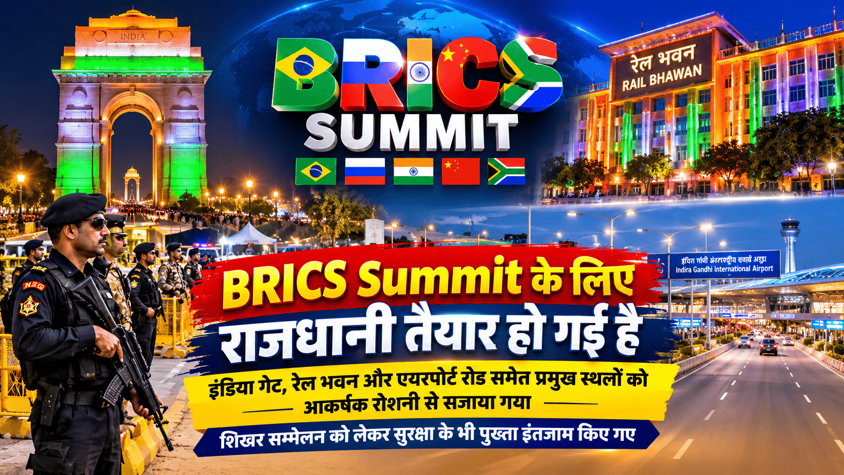 capital ready for the BRICS Summit