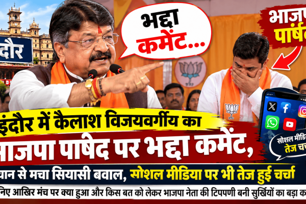 Vijayvargiya made an unsavory