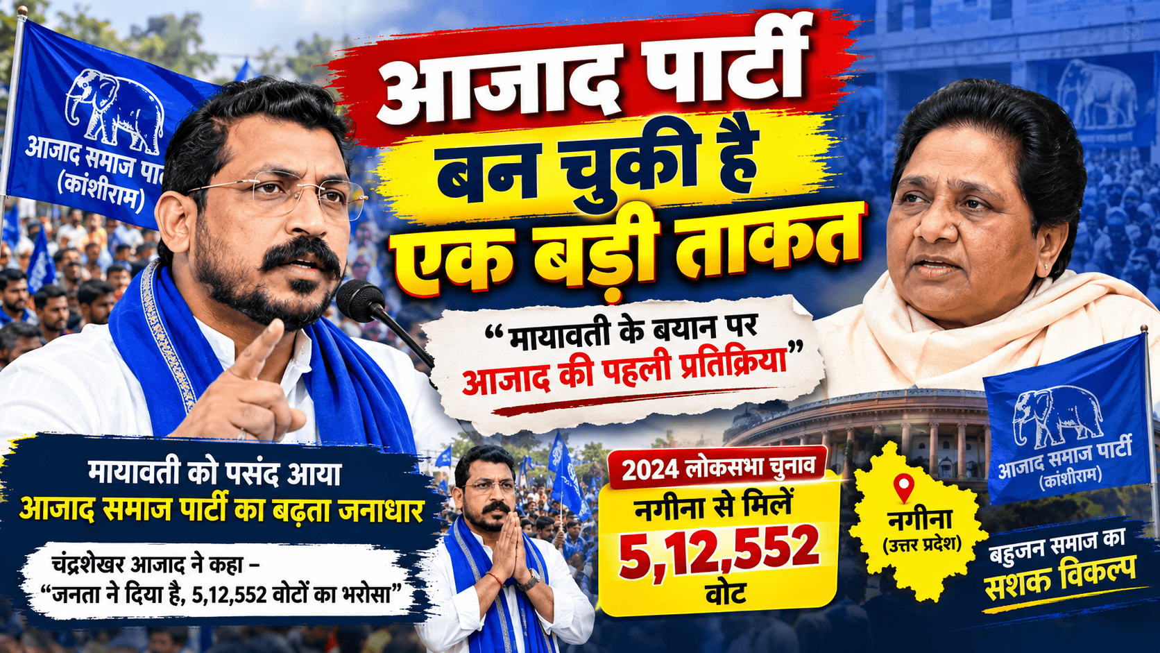 Azad Party has become a major force