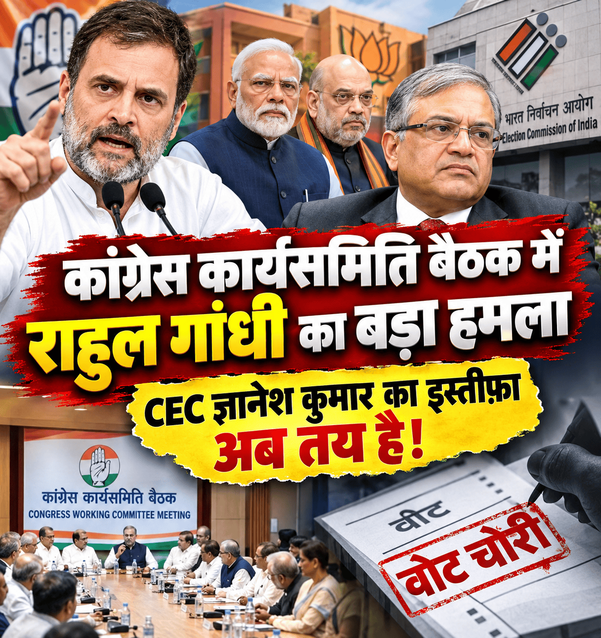 Congress Working Committee meeting