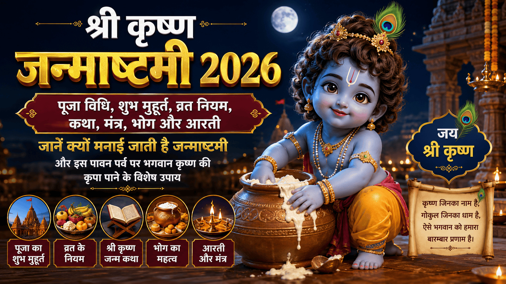 Shri Krishna Janmashtami 2026