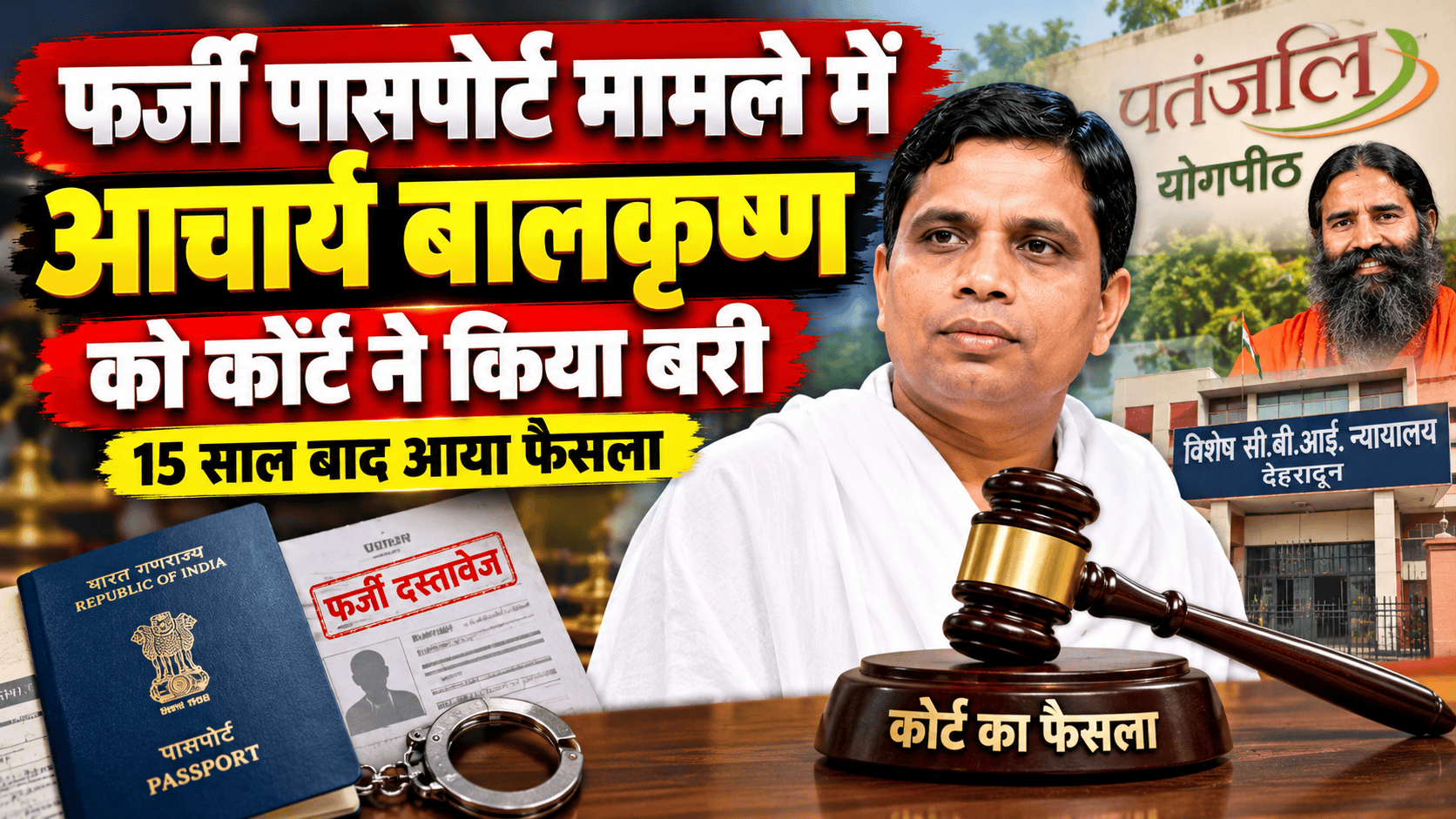 court acquitted Acharya Balkrishna