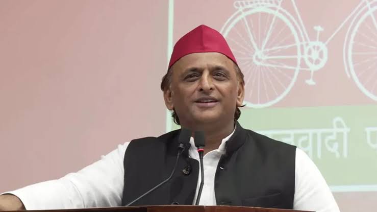 poster put up against Akhilesh