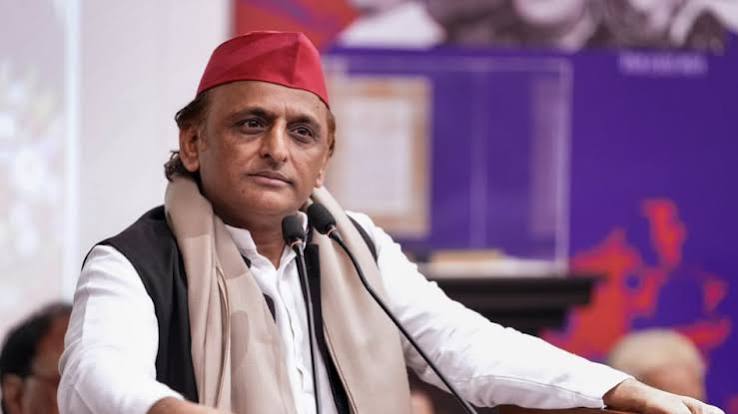 poster put up against Akhilesh