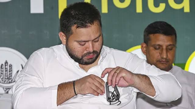Tejashwi jibe at the Jamui incident