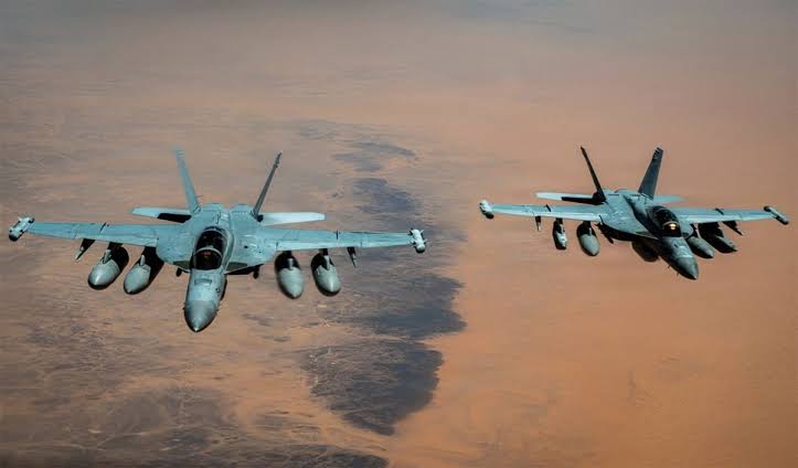 Airstrikes were carried out on IRGC