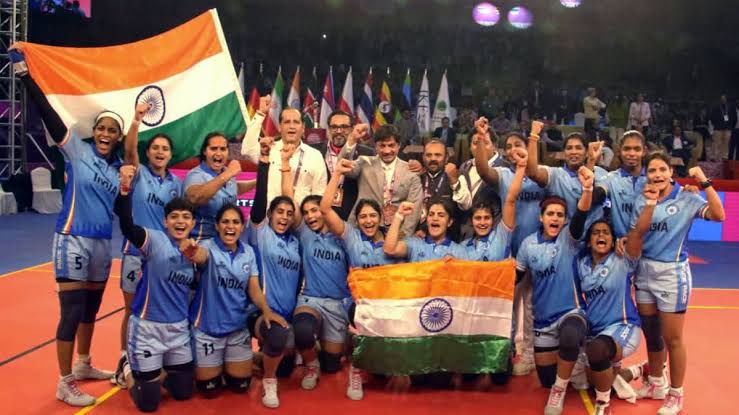 women won gold medal in kabaddi