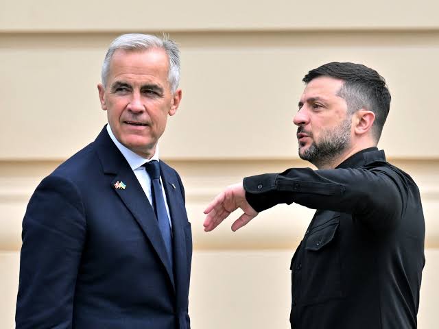 Zelenskyy met Mark Carney