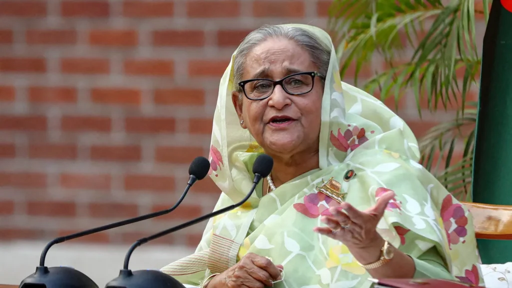Sheikh Hasina daughter has resigned